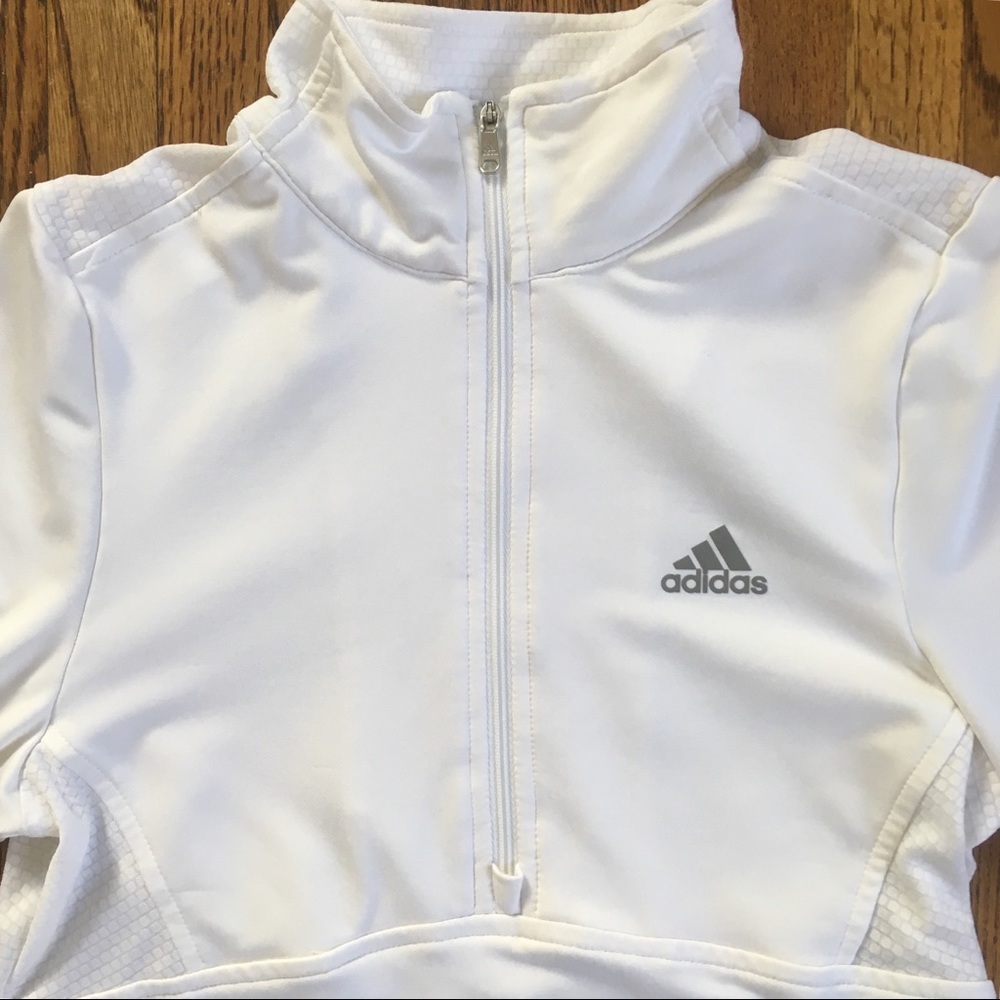 XS Adidas Zip Up Running Shirt